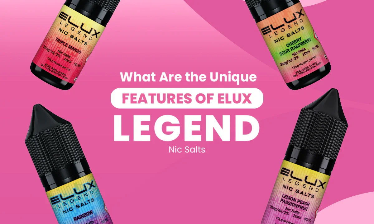 What Are the Unique Features of Elux Legend Nic Salts