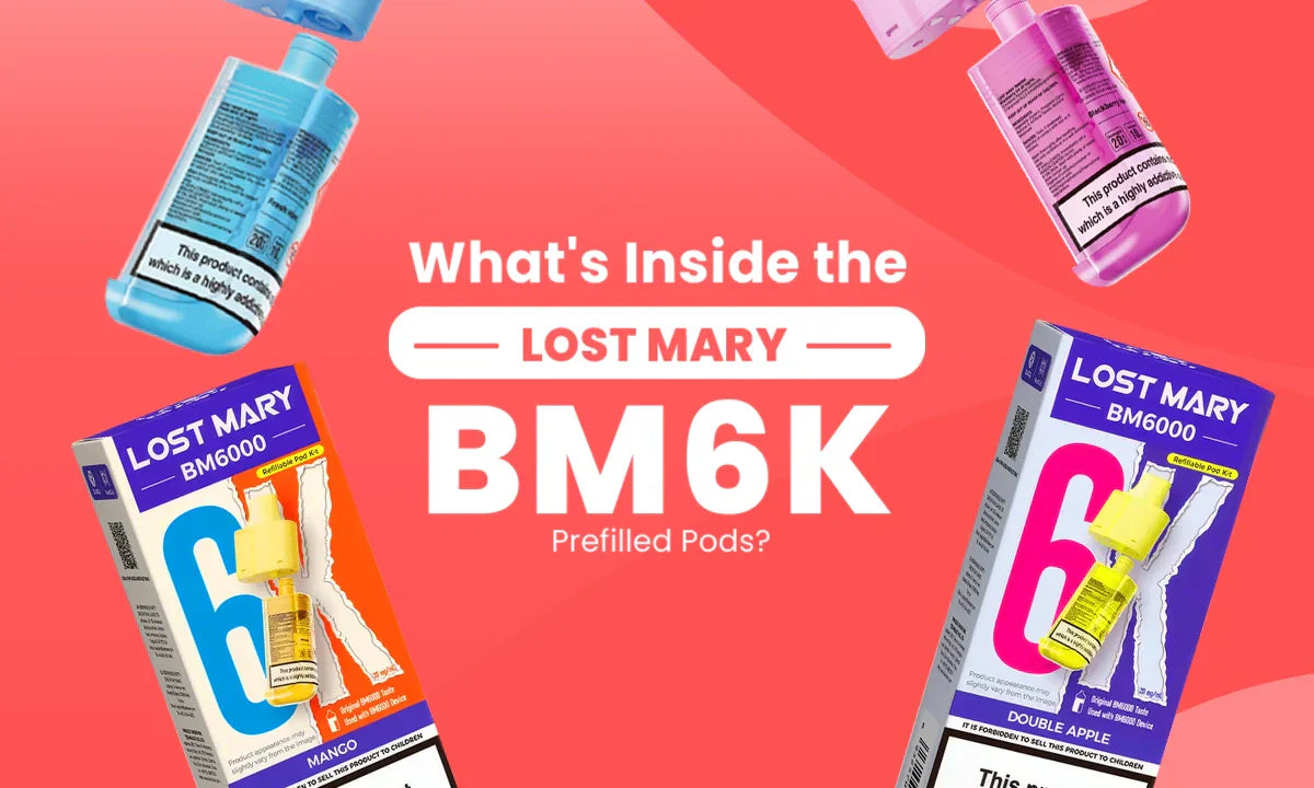 What’s Inside the Lost Mary BM6000 Prefilled Pods?
