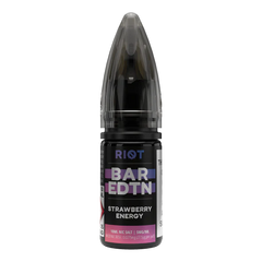 Strawberry Energy Nic Salt by Riot Squad Bar Edtn