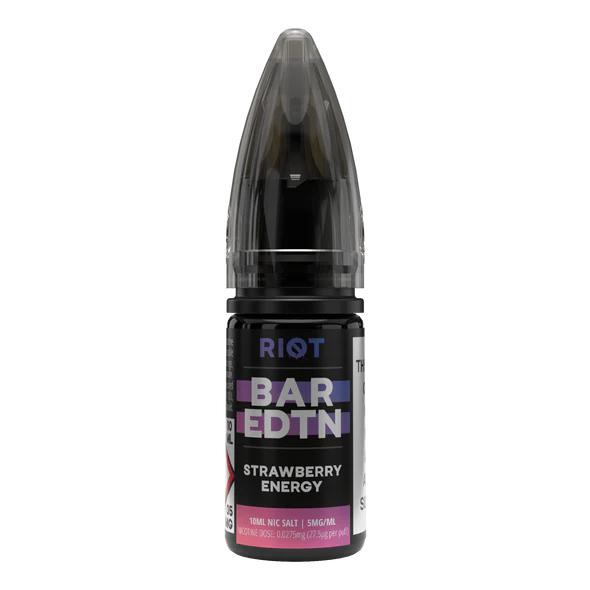 Strawberry Energy Nic Salt by Riot Squad Bar Edtn
