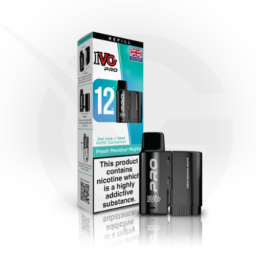 Fresh Menthol Mojito Prefilled Pods By IVG Pro + Refill Containers