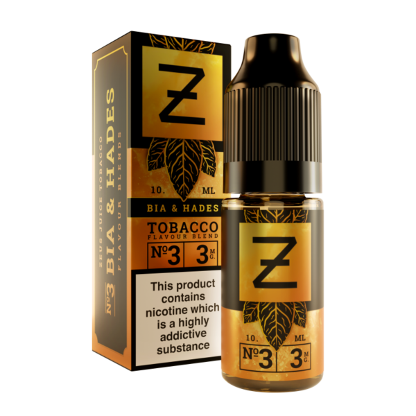 Bia And Hades Tobacco E-liquid by Zeus Juice