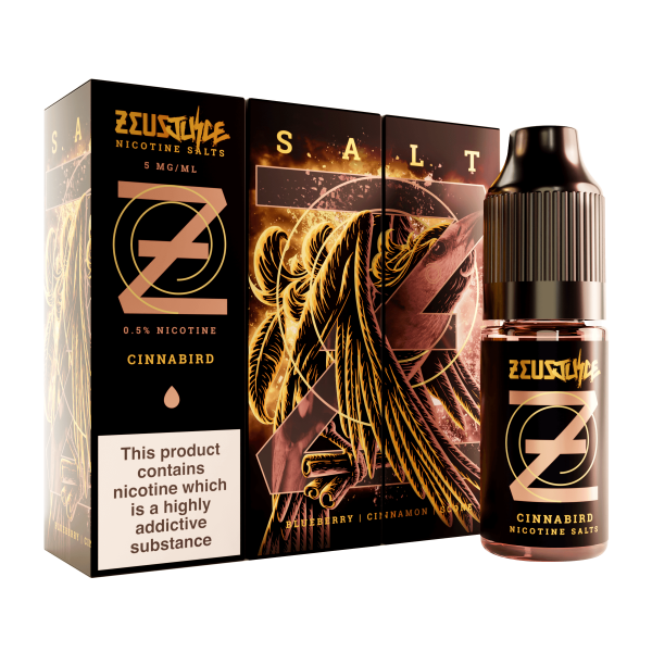 Cinna Bird Nic Salt E-Liquid by Zeus Juice