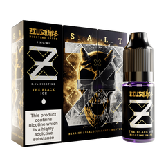 The Black Ice Nic Salt E-Liquid by Zeus Juice