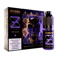 The Black Nic Salt E-Liquid by Zeus Juice