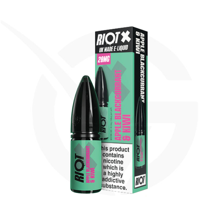Apple Blackcurrant Kiwi Nic Salt E-Liquid By Riot X