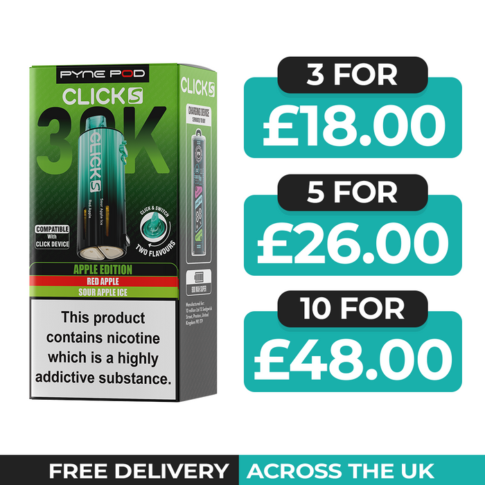 Pyne Pod Click S 30K Apple Edition Refill Pods