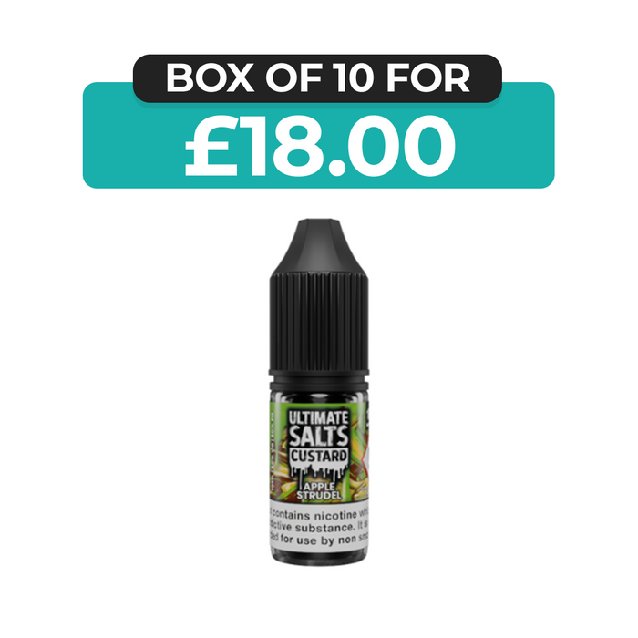 Apple Strudle Custard 10ml Nic Salt E-Liquid by Ultimate Juice