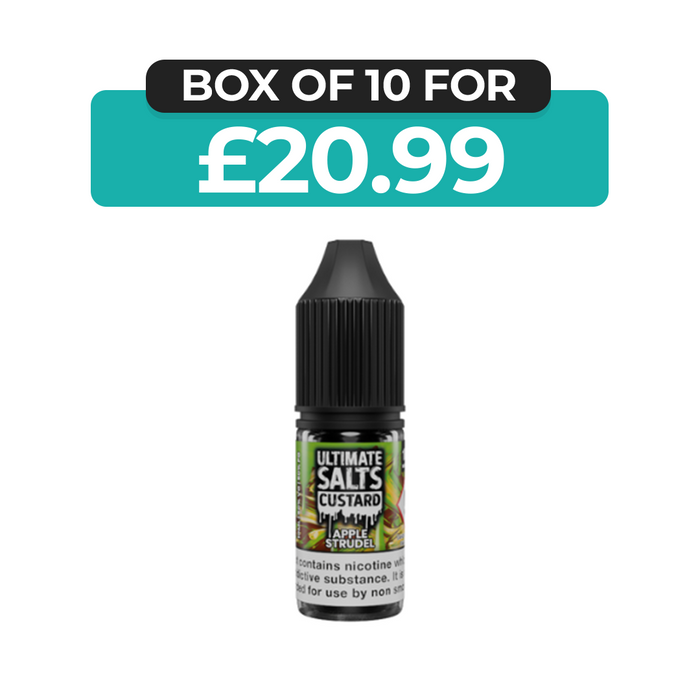 Apple Strudle Custard 10ml Nic Salt E-Liquid by Ultimate Juice