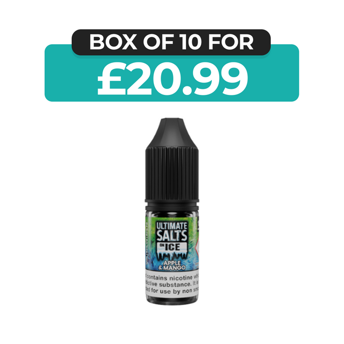 Apple & Mango On Ice 10ml Nic Salt E-Liquid by Ultimate Juice