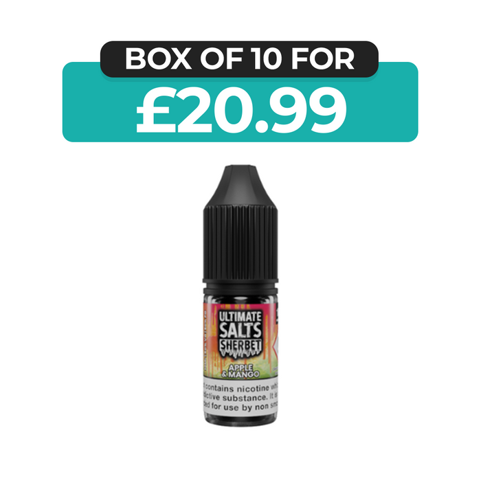 Apple & Mango Sherbet 10ml Nic Salt E-Liquid by Ultimate Juice