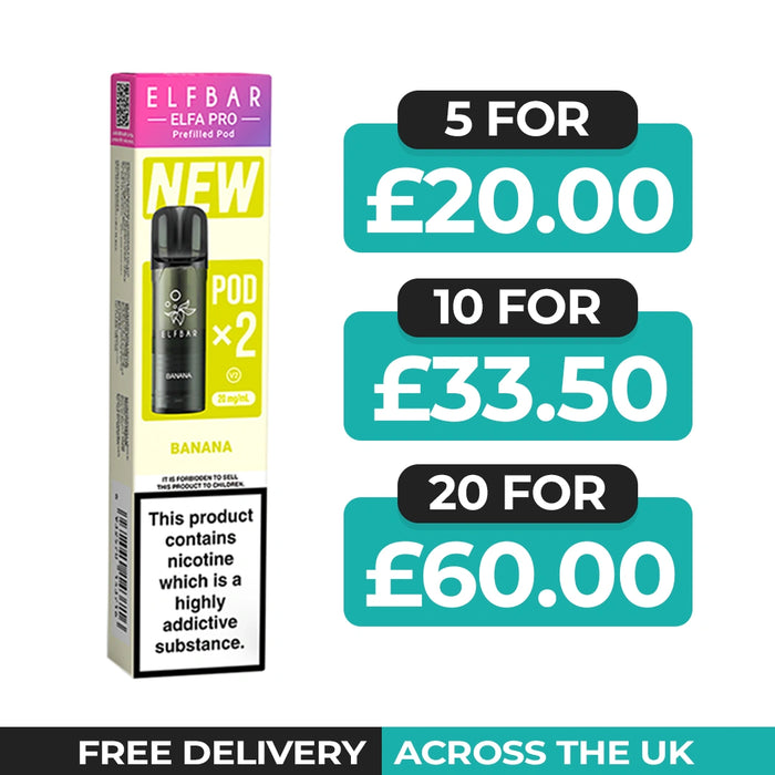 Banana Elfa Pro Prefilled Pods by Elf Bar