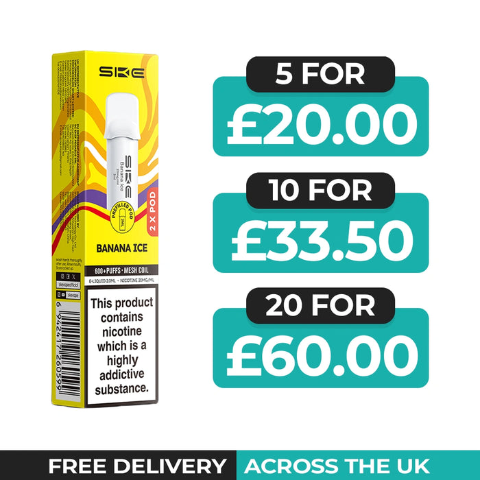 SKE 600 Pro Banana Ice Replaceable Prefilled Pods
