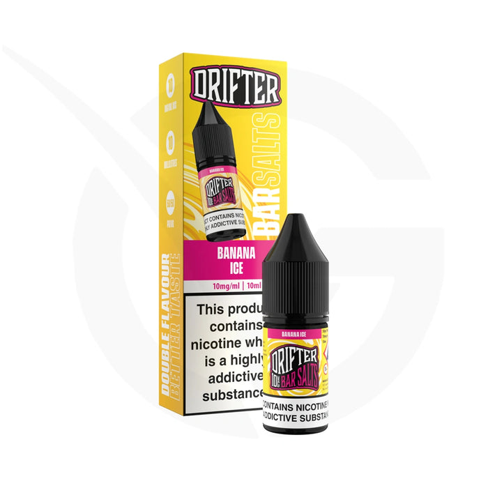 Banana Ice 10ml Nic Salt E-Liquid By Drifter