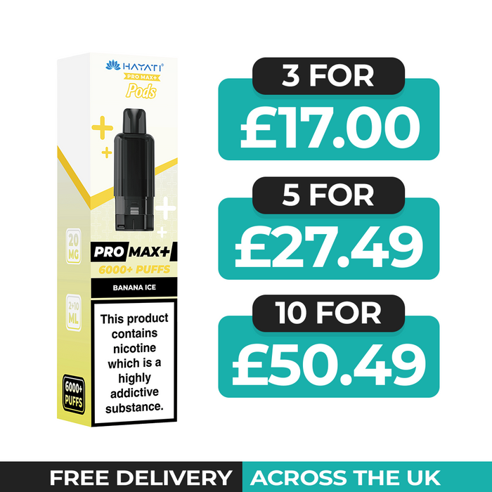 Hayati Pro Max Plus Banana Ice Refill Pods