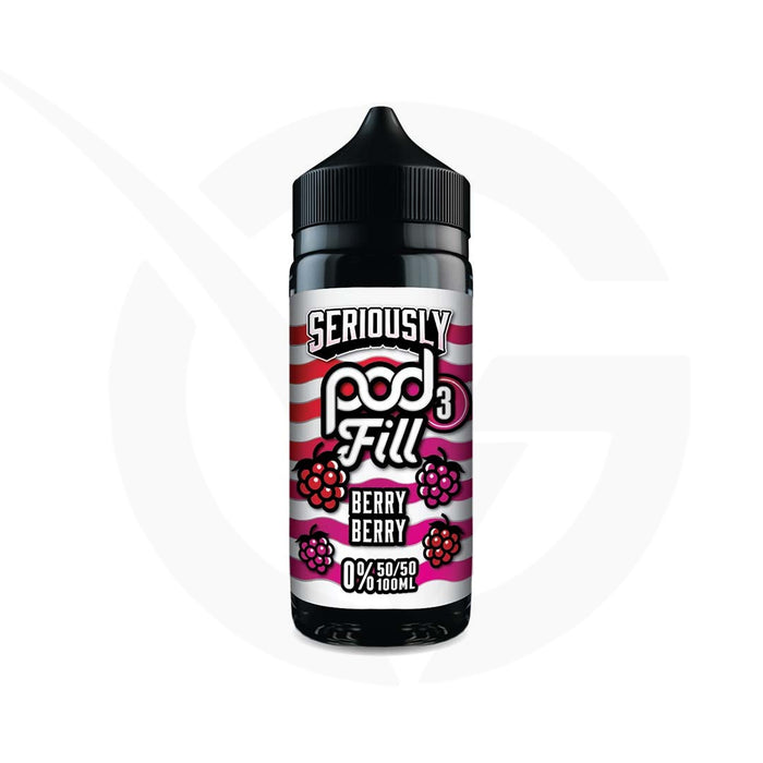 Berry Berry 100ml Shortfill E-liquid by Seriously Pod Fill 3