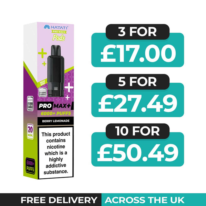 Hayati Pro Max Plus Berry Lemonade Refill Pods