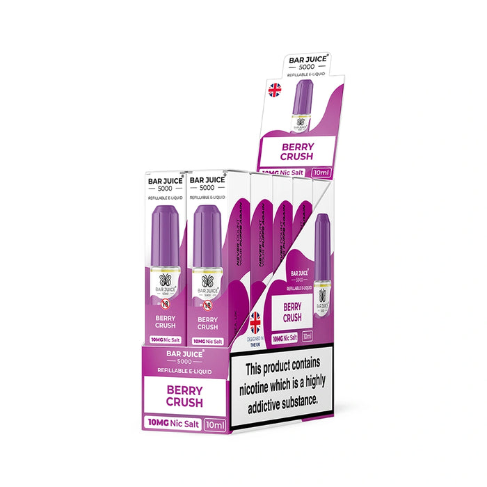 Bar Juice 5000 Nic Salts - Pack of 10 x 10ml