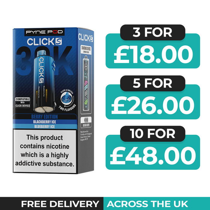 Pyne Pod Click S 30K Berry Edition Refill Pods