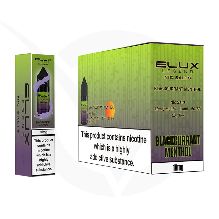 Elux Legend Nic Salt E-Liquid Box of 10