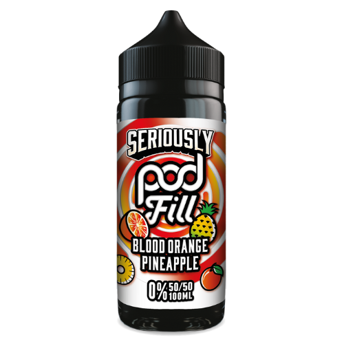 Blood Orange Pineapple 100ml (50/50)Shortfill E-liquid by Seriously Pod Fill