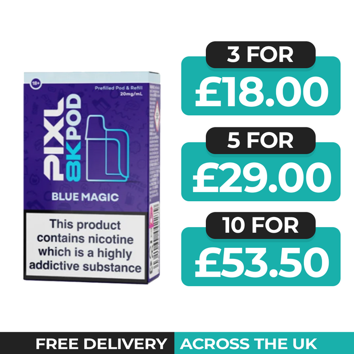 Pixl 8000 Blue Magic Refill Pods