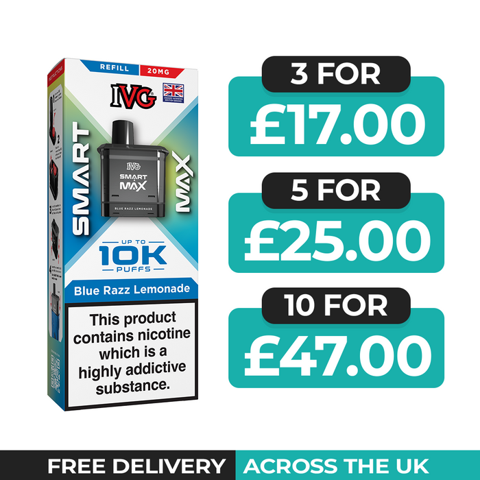 IVG Smart Max Blue Razz Lemonade Refill Pods