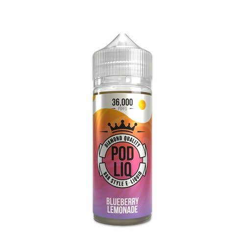 Blueberry Lemonade 100ml Shortfill E-Liquid By Pod Liq