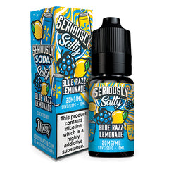 Blue Razz Lemonade 10ml Nic Salt E-Liquid By Seriously Soda