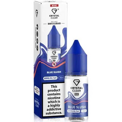 Blue Slush 10ml Nic Salt E-Liquid By Crystal Clear