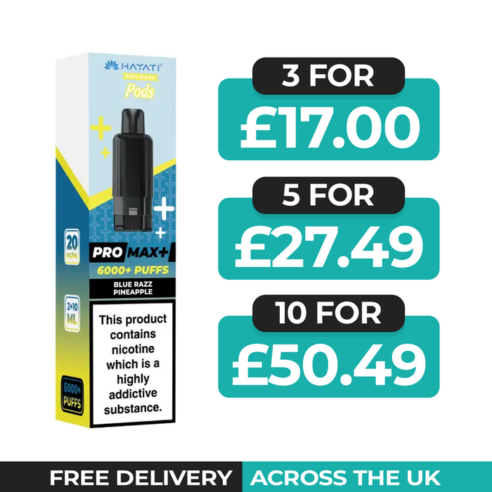 Hayati Pro Max Plus Blue Razz Lemonade Refill Pods