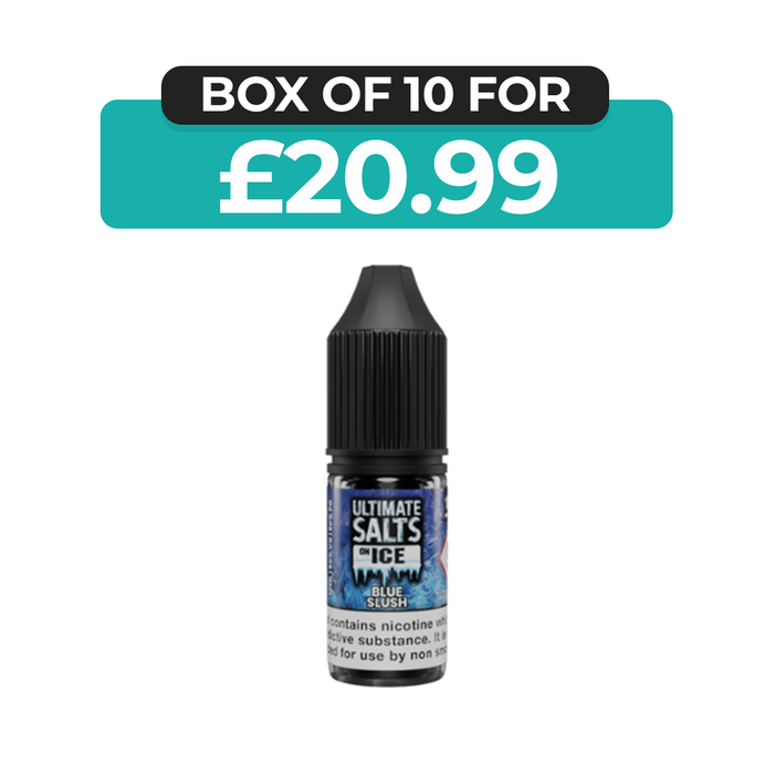 Blue Slush On Ice 10ml Nic Salt E-Liquid by Ultimate Juice