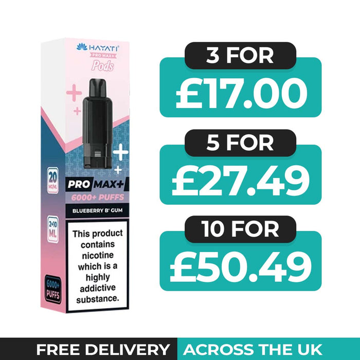 Hayati Pro Max Plus Blueberry B'Gum Refill Pods