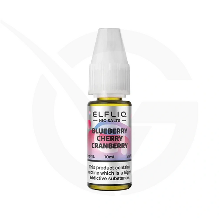 Blueberry Cherry Cranberry 10ml Elfliq Nic Salt E-Liquid By Elf Bar