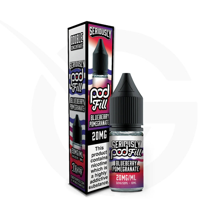 Seriously Pod Fill Blueberry Pomegranate Nic Salt E-Liquid