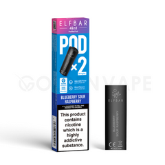 Blueberry Sour Raspberry 4 in 1 Prefilled Pods By Elf Bar