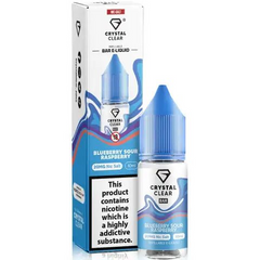 Blueberry Sour Raspberry 10ml Nic Salt E-Liquid By Crystal Clear