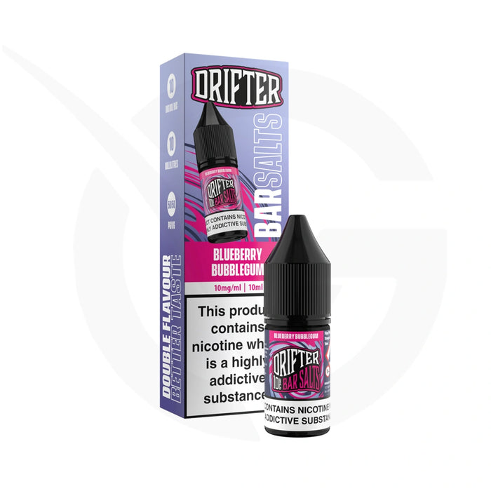 Blueberry Bubblegum 10ml Nic Salt E-Liquid By Drifter