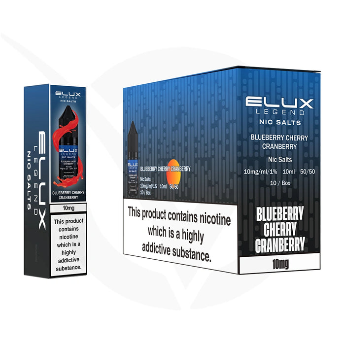 Elux Legend Nic Salt E-Liquid Box of 10