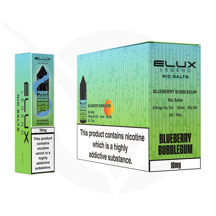 Elux Legend Nic Salt E-Liquid Box of 10