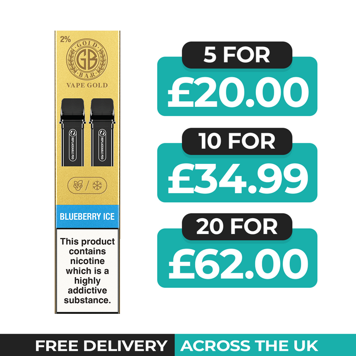 Gold Bar Reload Blueberry Ice Refill Pods