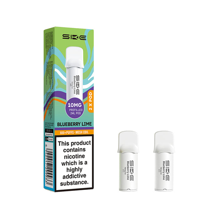 Blueberry Lime Crystal 600 Pro Prefilled Pods by SKE