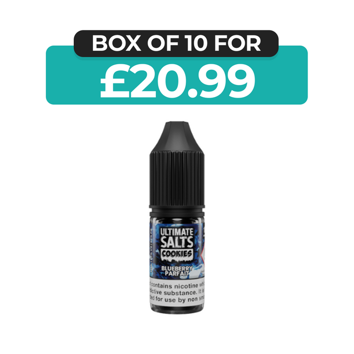 Blueberry Parfait Cookies 10ml Nic Salt E-Liquid by Ultimate Juice