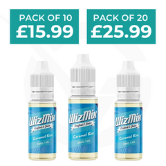 Caramel Kiss 10ml E-Liquid By Wizmix