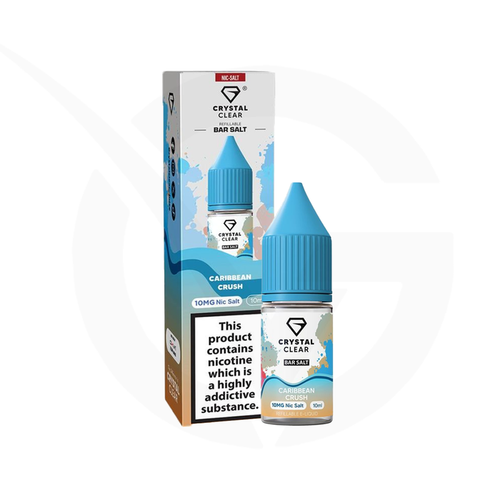 Crystal Clear Bar Salt 10ml E-liquids - Pack of 10