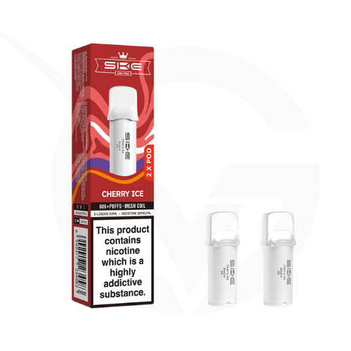Cherry Ice Crystal 600 Pro Prefilled Pods by SKE