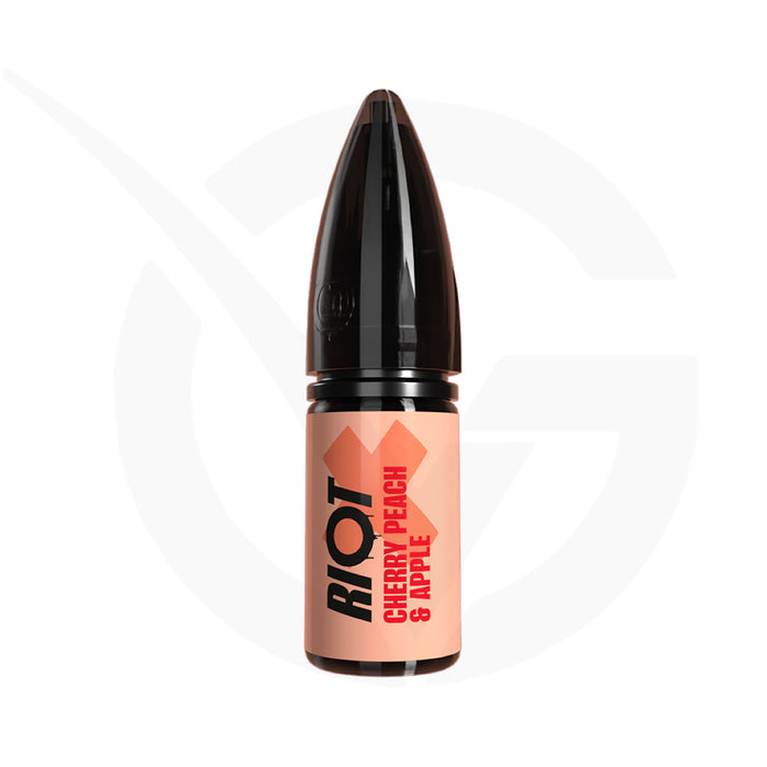 Cherry Peach & Apple Nic Salt E-Liquid By Riot X