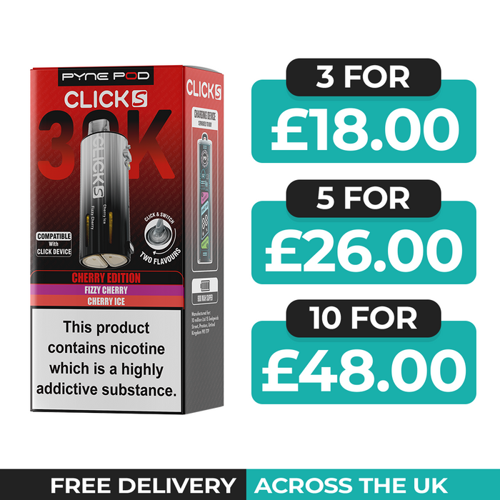 Pyne Pod Click S 30K Cherry Edition Refill Pods