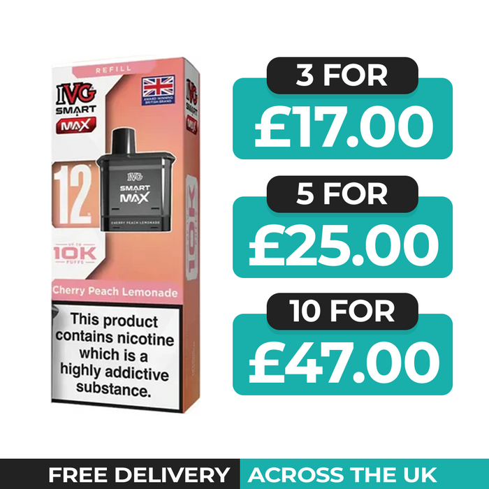 IVG Smart Max Cherry Peach Lemonade Refill Pods