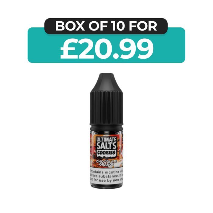 Chocolate Orange Cookies 10ml Nic Salt E-Liquid by Ultimate Juice